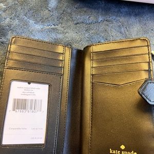 Kate Spade wallet. cream and black